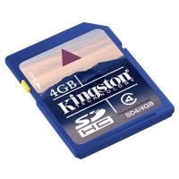 Kingston SDHC Card 4Gb, Class 4 артикул 3386a.